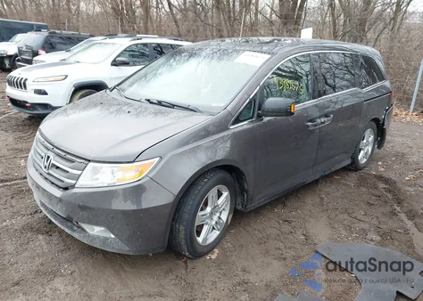 2012 Honda Odyssey Touring/Touring Elite from USA, damaged, VIN 5FNRL5H90CB014551